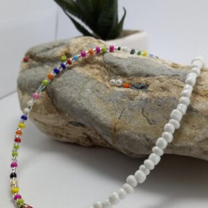 Half n Half drape necklace
